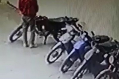 (Vídeo) Furto de moto é flagrado por câmeras de segurança, em Prudentópolis 