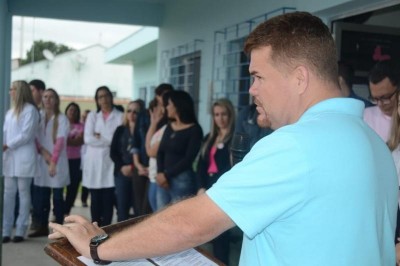 Prefeito Marcelo Roque entrega revitalização e coleta de exames da unidade de saúde da Vila Garcia