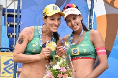 Ágatha e Duda conquistam medalha de prata em Fortaleza