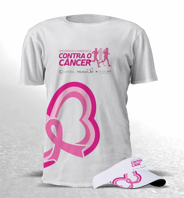 Além de ajudar o Instituto Peito Aberto participantes ganham um kit especial da corrida