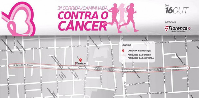 Trajeto de 8 quilômetros pelas ruas de Paranaguá