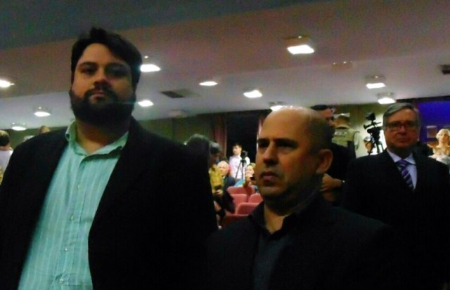 Diretores do portal Nosso Paraná estiveram na solenidade