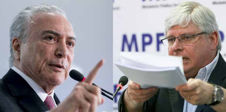 Mais duas denúncias que têm Michel Temer como foco devem ser propostas por Rodrigo Janot: de organização criminosa e obstrução de Justiça