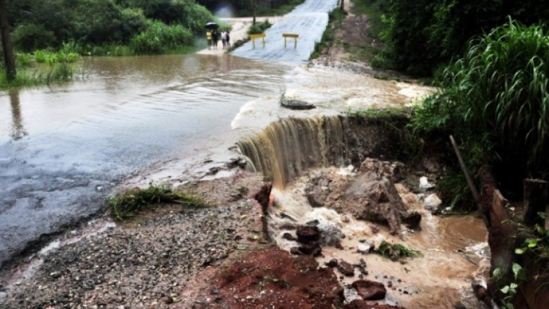 Sobe para 30 o número de municípios atingidos pelas chuvas no Estado