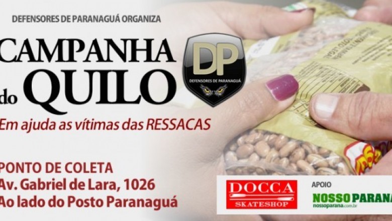 Campanha do Quilo em ajuda as vítimas das ressacas em Paranaguá