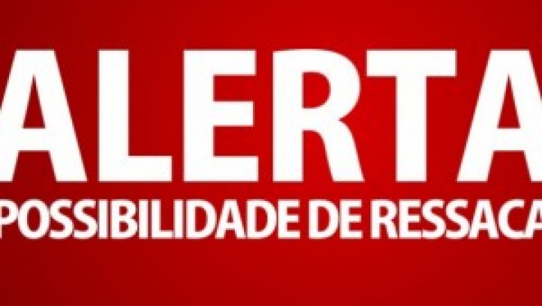 Simepar alerta para possibilidade de nova ressaca nesta tarde em todo o litoral do Paraná
