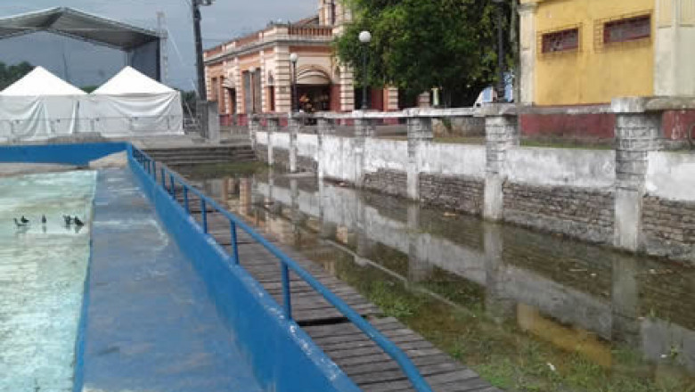 Tudo pronto para o Show da Virada. Não esqueça de levar o repelente 