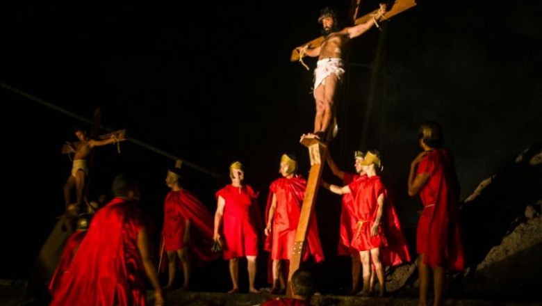 Paixão de Cristo será encenada nesta sexta-feira na Praça de Eventos em Paranaguá