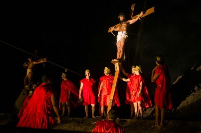 Paixão de Cristo será encenada nesta sexta-feira na Praça de Eventos em Paranaguá