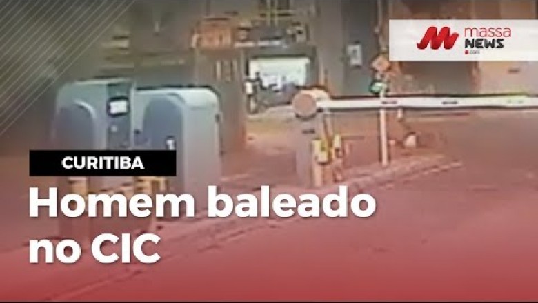 Vídeo registra homem sendo baleado em frente ao portão de universidade