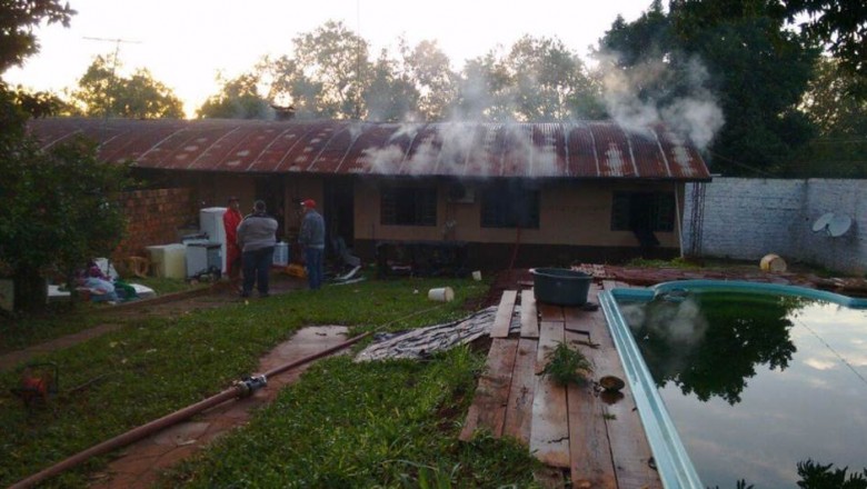 Vizinhos resgatam criança de 5 anos de incêndio