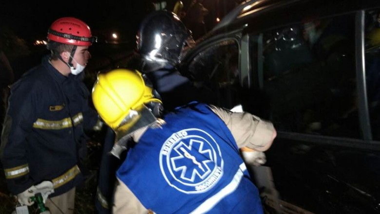 Acidente entre quatro veículos deixa idosa morta na BR-487