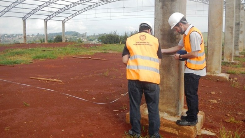 Com apoio do Crea, TCE fiscaliza obras paradas em 30 municípios do Paraná