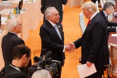Trump elogiou economia do Brasil, diz Temer no Twitter