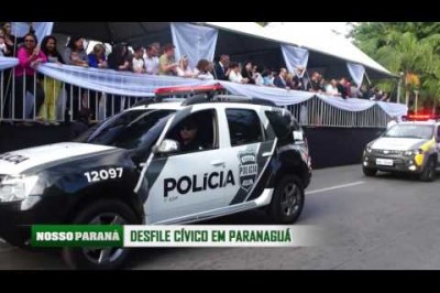 (Vídeo) Desfile cívico em comemoração aos 369 anos de Paranaguá reúne 15 mil pessoas