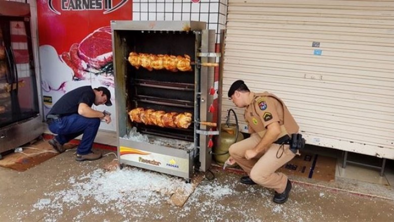 (Vídeo) Homem atira contra açougue; cliente morre e outro fica ferido