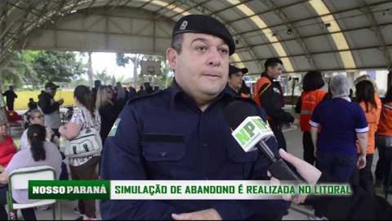 (Vídeo) Defesa Civil de Paranaguá realiza simulação de abandono para catástrofes ambientais