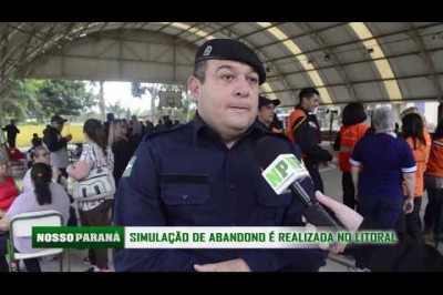 (Vídeo) Defesa Civil de Paranaguá realiza simulação de abandono para catástrofes ambientais