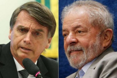 Lula lidera cenários para 2018 e Bolsonaro dispara em segundo