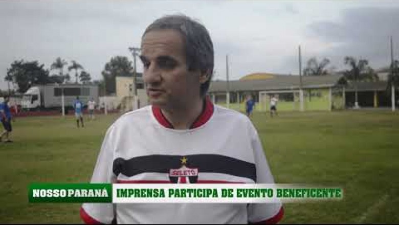 Jogo Beneficente reúne profissionais da imprensa em Paranaguá
