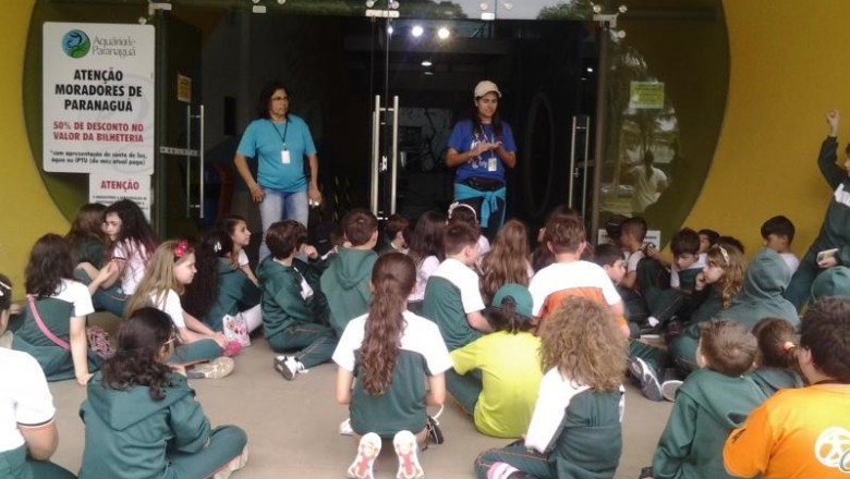 Paranaguá é tema de projeto em colégio de Curitiba