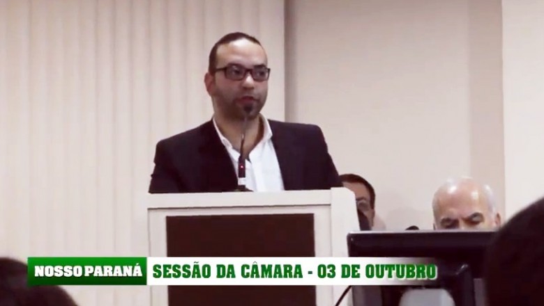 Sessão na Câmara Municipal de Paranaguá - Dia 03/10/2017