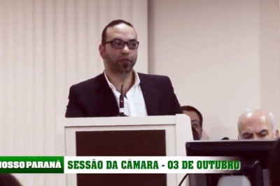 Sessão na Câmara Municipal de Paranaguá - Dia 03/10/2017