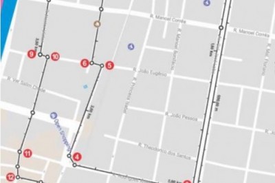 Ruas centrais de Paranaguá serão interditadas no próximo domingo