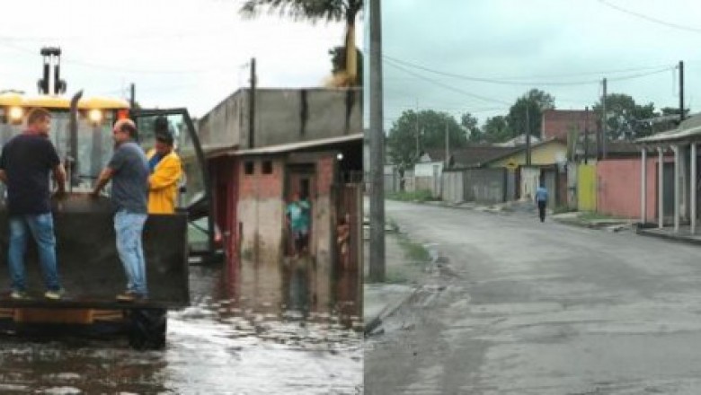 PARANAGUÁ: Mesmo com as fortes chuvas registro de alagamentos foi baixo