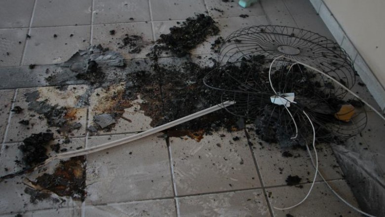 Professoras agem e combatem princípio de incêndio no CMEI Paulo Freire em Paranaguá 