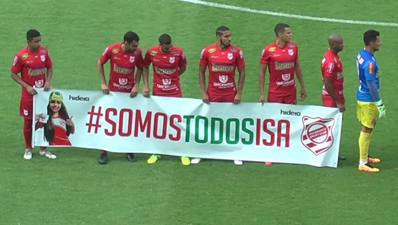 Isabelly é homenageada pelo Rio Branco antes de final do Paranaense