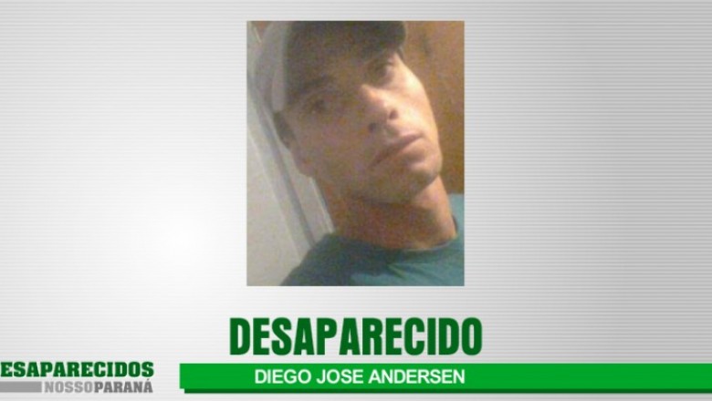 ALERTA DE DESAPARECIMENTO DE PESSOA - DIEGO JOSE ANDERSEN
