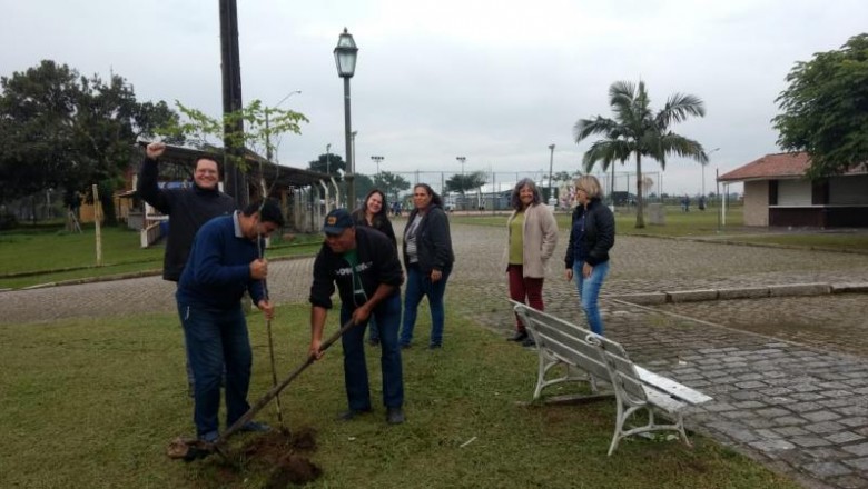 Árvores são plantadas em comemoração ao Dia Mundial do Meio Ambiente em Paranaguá