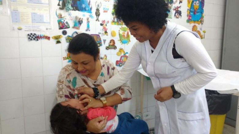 70% das crianças ainda não foram vacinadas contra a polio e sarampo em Paranaguá