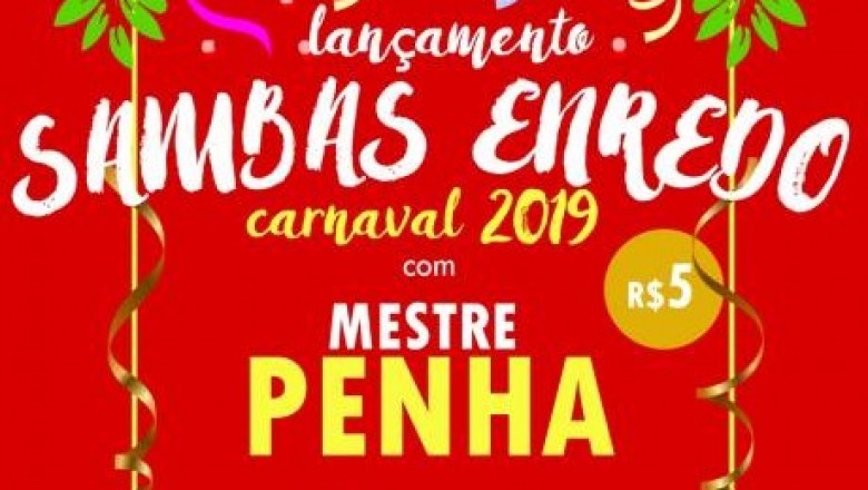 Lançamento de Sambas Enredos acontece neste fim de semana em Paranaguá 