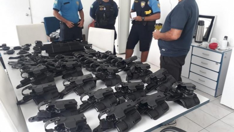 Guarda Civil Municipal de Paranaguá recebe doação de equipamentos