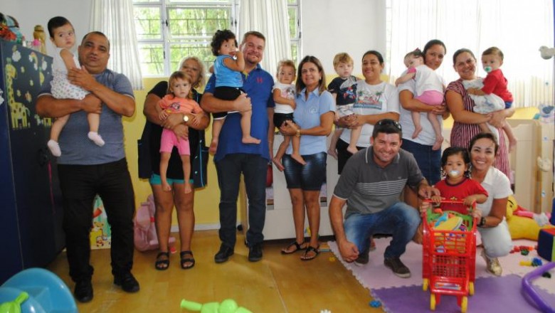 Prefeito Marcelo Roque visita CMEIS da Ilha dos Valadares