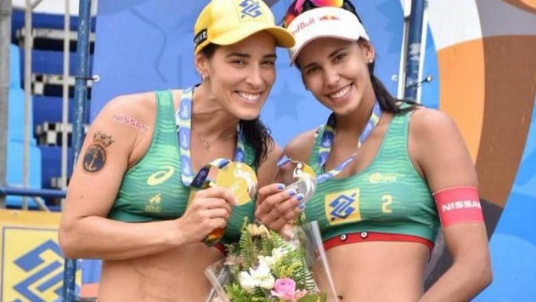 Ágatha e Duda conquistam medalha de prata em Fortaleza