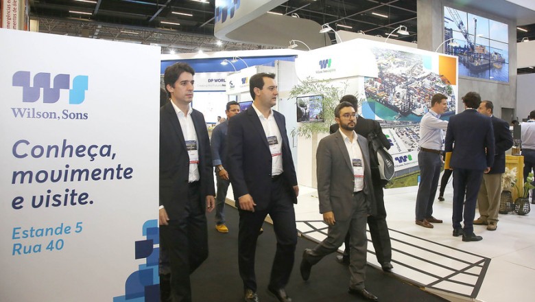 Governador destaca importância dos Portos do Paraná em feira internacional