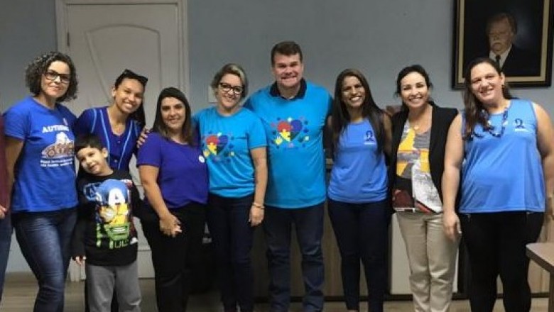 PARANAGUÁ: Representantes da associação UFA buscam parcerias para conscientização do Autismo