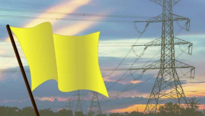 Maio terá bandeira amarela na tarifa de energia elétrica