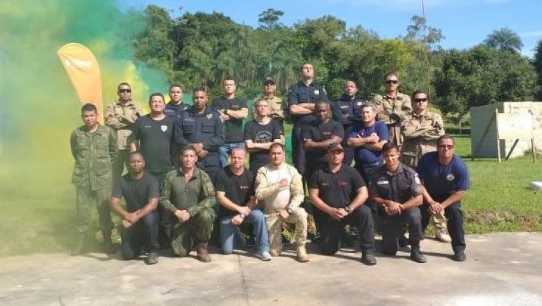 Guardas civis municipais de Paranaguá participam de instrução no Rio de Janeiro