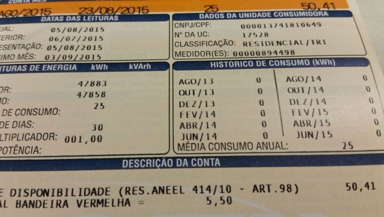 Bandeira tarifária das contas de luz em junho será verde