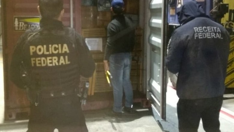 662 kg de cocaína escondidos em contêiner são apreendidos no Porto de Paranaguá