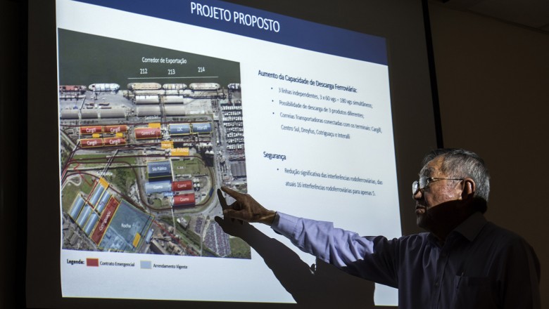 Empresa Portos do Paraná propõe ampliação da capacidade ferroviária