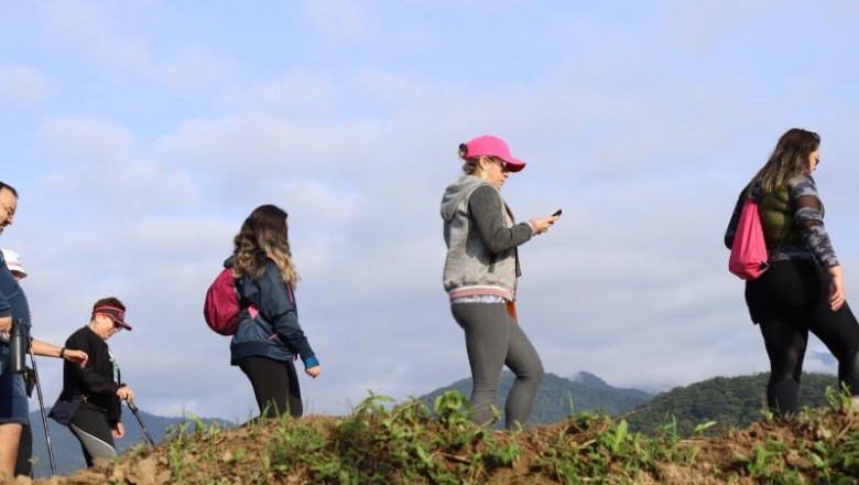 A 5ª Caminhada na Natureza leva participantes a conhecerem as belezas da Serra da Prata