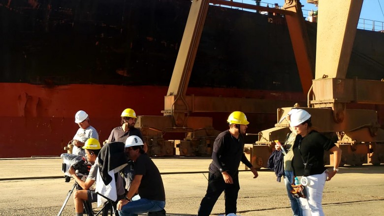 Tesouro Natterer: Documentário grava cenas no cais do Porto de Paranaguá