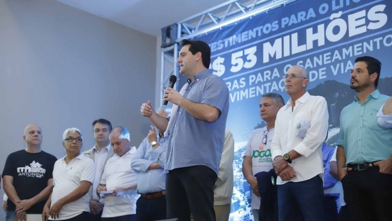 Governo investe R$ 53 milhões no Litoral e anuncia intervenções em duas praias