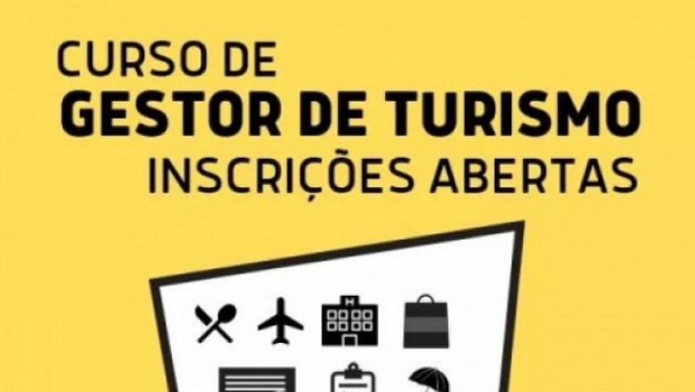 Inscrições para o curso de Gestor de Turismo estão abertas