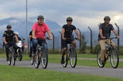 PARANAGUÁ: Secretaria de Segurança entrega bicicletas para a Ciclopatrulha da Guarda Civil Municipal